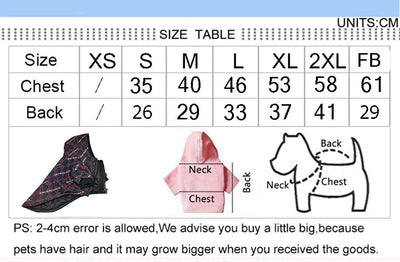 Chaqueta de lujo para perros con diseño de lunares de BB