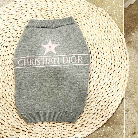 Timeless Grey Black Sweater For Dog