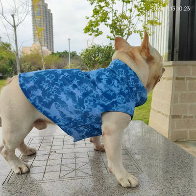 LV Blue Monogram Winter Flash Jacket