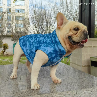 LV Blue Monogram Winter Flash Jacket