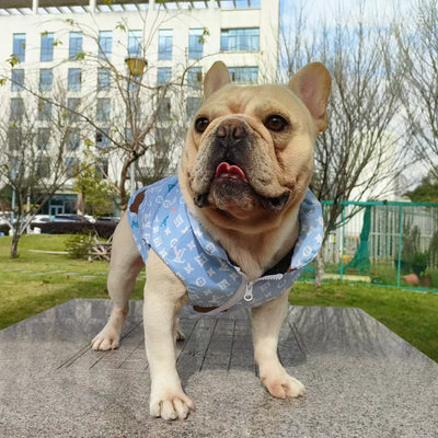 LV Designer Denim Wavy Jacket