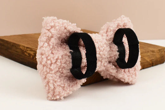 Teddy Bow Collar And Leash Vintage Set