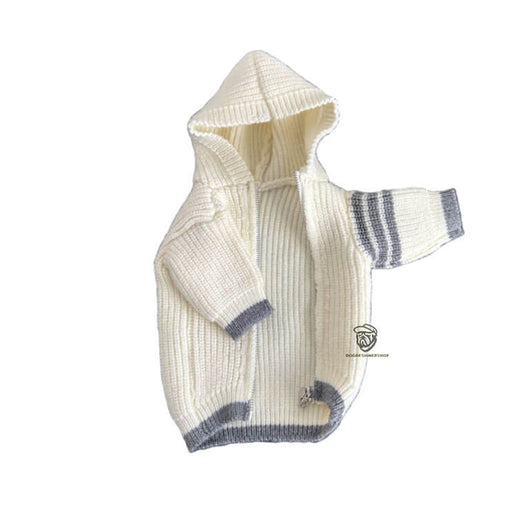 Grey Dog Tactile Hoodie