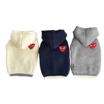 Grey Dog Tactile Hoodie