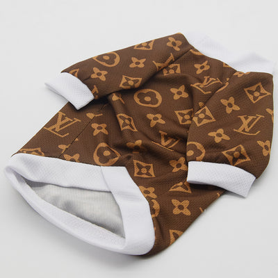 LV Brown Summer Crisp Shirt