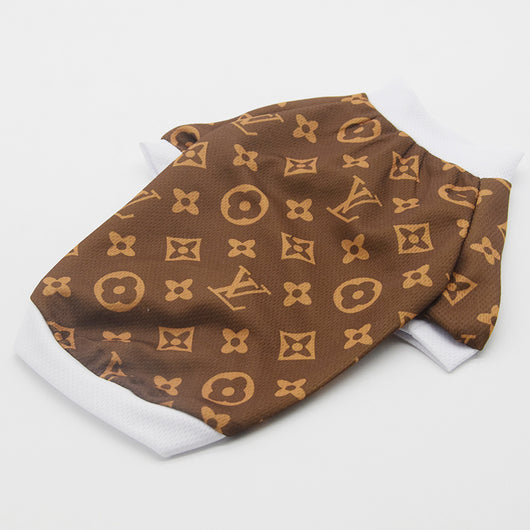 LV Brown Summer Crisp Shirt