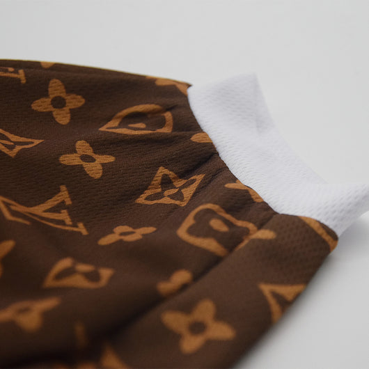 LV Brown Summer Crisp Shirt