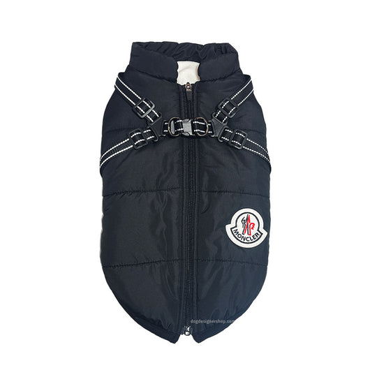 Moncler Designer Dog Harness Coat Bundle