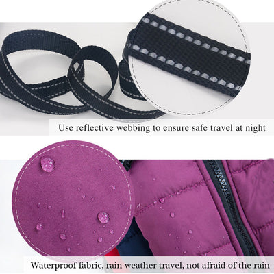 Moncler Designer Dog Harness Coat Bundle