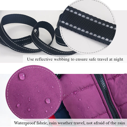 Moncler Designer Dog Harness Coat Bundle