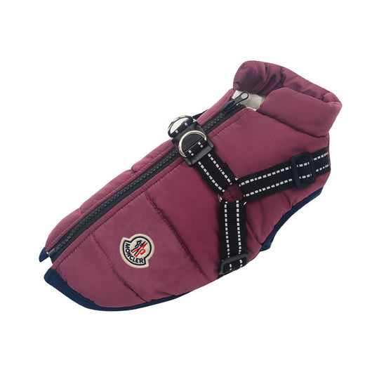 Moncler Designer Dog Harness Coat Bundle