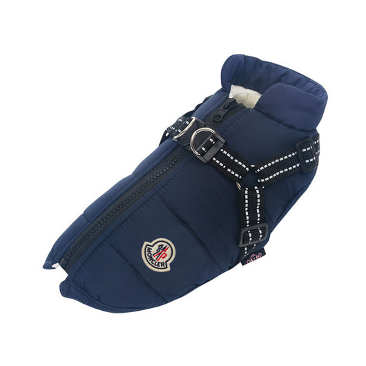 Moncler Designer Dog Harness Coat Bundle