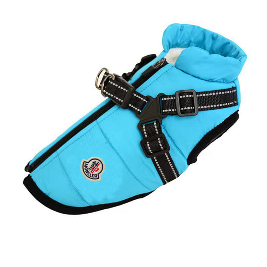 Moncler Designer Dog Harness Coat Bundle