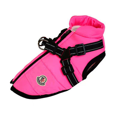 Moncler Designer Dog Harness Coat Bundle