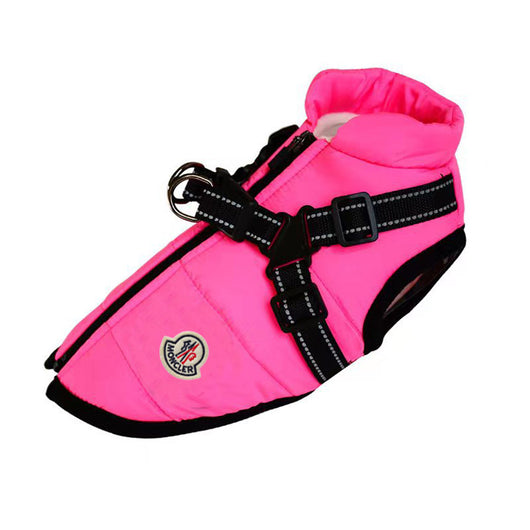 Moncler Designer Dog Harness Coat Bundle