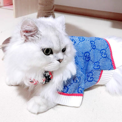 GG Wool Blue Hot Cardigan