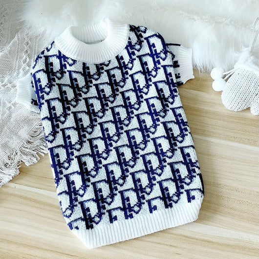 DD Navy & White Supreme Sweater