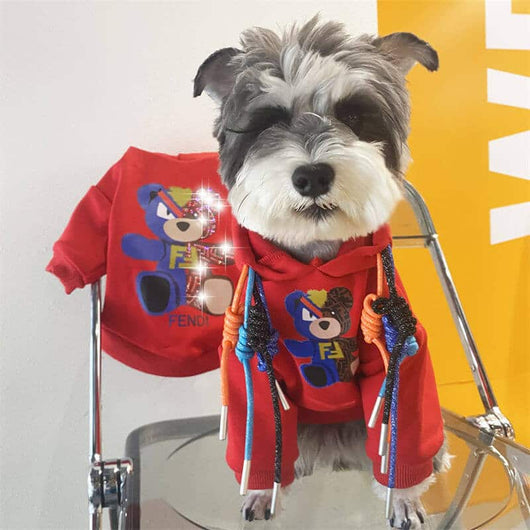 Red  Whimsical Clothes For Dogs