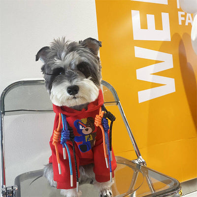 Red  Whimsical Clothes For Dogs