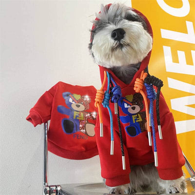 Red  Whimsical Clothes For Dogs