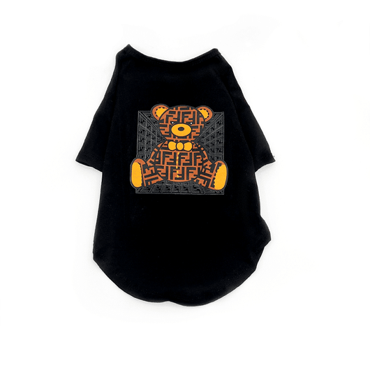 Cartoon Bear Dog Backspin Tshirt
