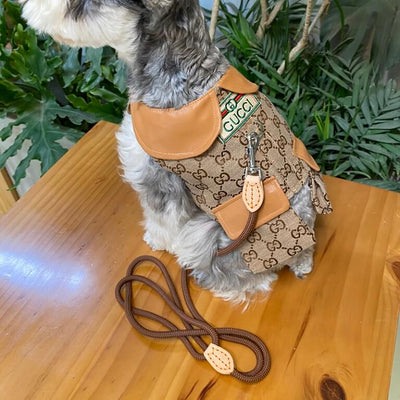 Designer Dog Coats With Crisp Harness