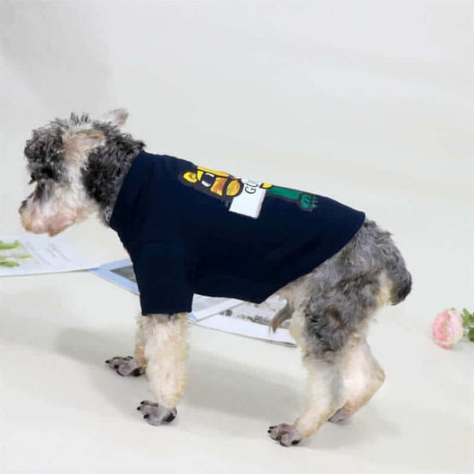 White Cartoon Fire Tshirt