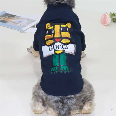 White Cartoon Fire Tshirt