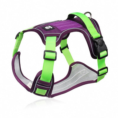 Pup Hop No Pull Adjustable Reflective Prime Harness