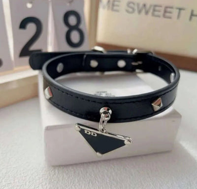 Luxury Black Collar & Leash Supreme Set