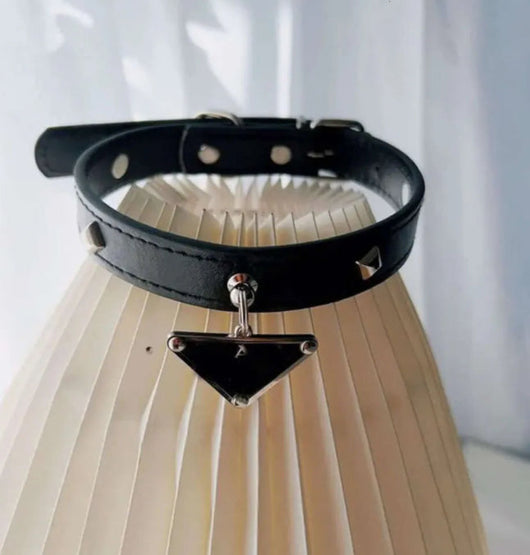 Luxury Black Collar & Leash Supreme Set