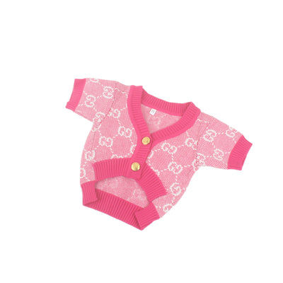 GG Blue Pink Edgy Cardigan