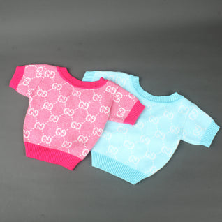 GG Blue Pink Edgy Cardigan