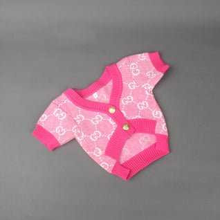 GG Blue Pink Edgy Cardigan