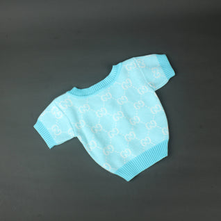 GG Blue Pink Edgy Cardigan