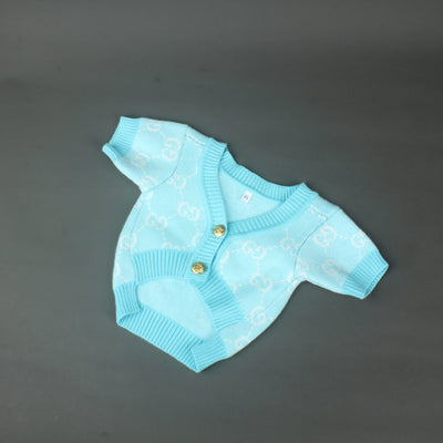 GG Blue Pink Edgy Cardigan