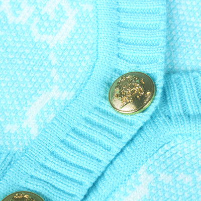 GG Blue Pink Edgy Cardigan