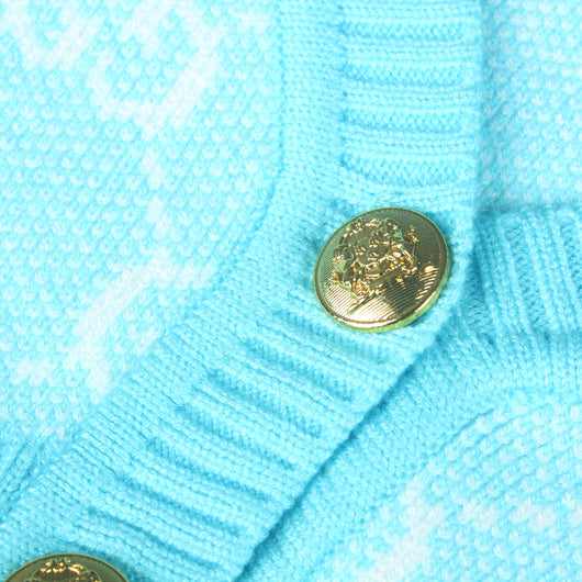 GG Blue Pink Edgy Cardigan