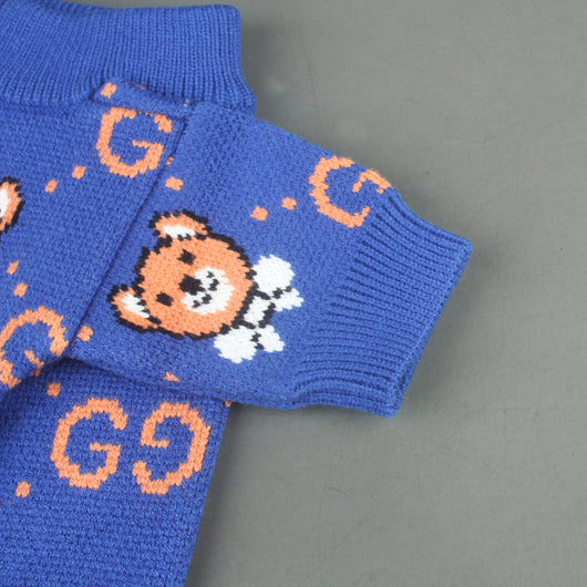 GG Teddy Bear Sketchy Sweater