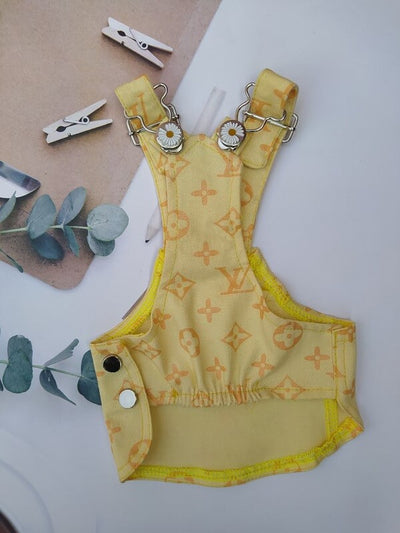 Pink Weenie Dog Wavy Clothes