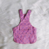 Pink Weenie Dog Wavy Clothes