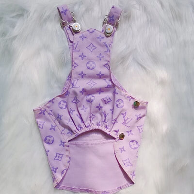 Pink Weenie Dog Wavy Clothes