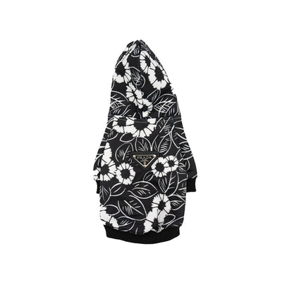 Prada Flower Zip Up Vibrant Hoodie