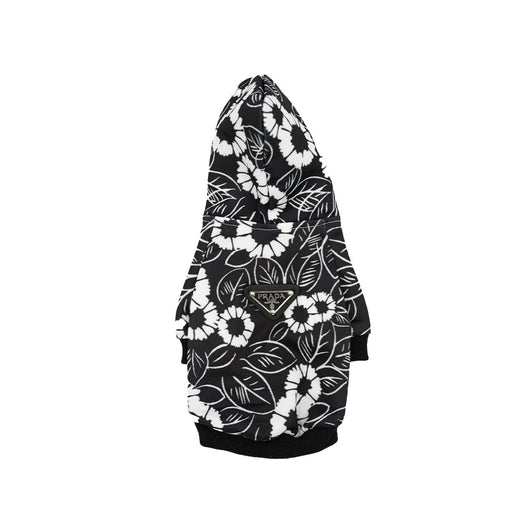 Prada Flower Zip Up Vibrant Hoodie