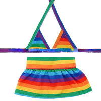 Beach Bikini Swimsuit Doggo Skirt Rare Dress