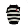 Stripe Dog Retro Sweater