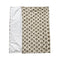 Soft Blanket With Brown Abstract Print