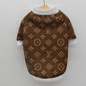 👕 LV Brown Summer Crisp Shirt