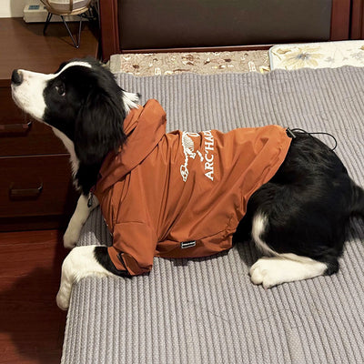 Large Dogs Designer Rain Tactile Jacket