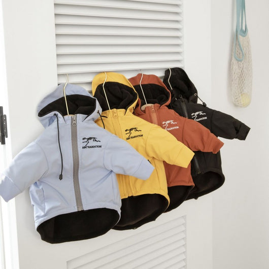 Large Dogs Designer Rain Tactile Jacket